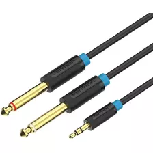 Cable Plug 1/4 Mono 3.5mm 1/8 Estereo Spica Profesional Emn