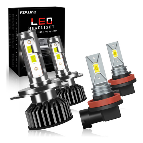 Kit Focos Led H4 Luz Alta Niisan X-trail Slx 2008 12v 35w