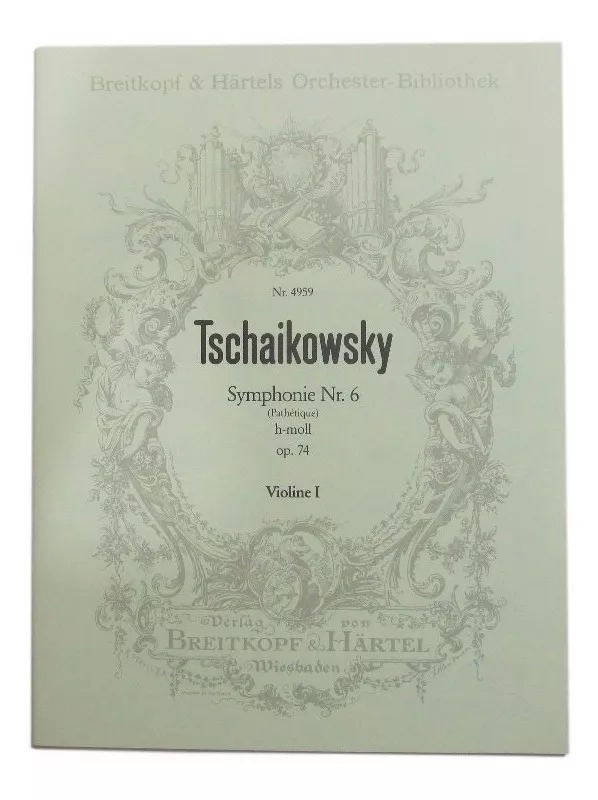 Partitura Tschaikowsky Symphonie Nr. 6 Pathétique Violine 1