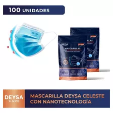 Mascarillas Con Nanotecnología, 2 Env. Resellable (100 Un)