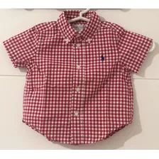 Camisa Bebe 12 Meses Ralph Lauren Manga Corta