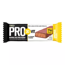 Barra De Cereal Trío Pro30vit Sabor Banana Cobertura Chocolate Ao Leite 33 G