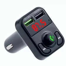 Transmisor Receptor Bluetooth Por Fm Doble Usb Carga Mp3 Car