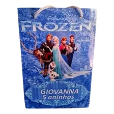 Kit Com 40un. Sacolinhas Personalizadas Frozen Lembrancinha