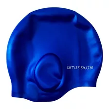 Touca De Silicone Para Natação Cetus Orelha