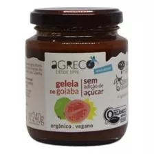 Geleia Organica De Goiaba Sem Acucar Agreco Vidro 240g