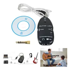 Guitar Link Adaptador Pc Interface Áudio