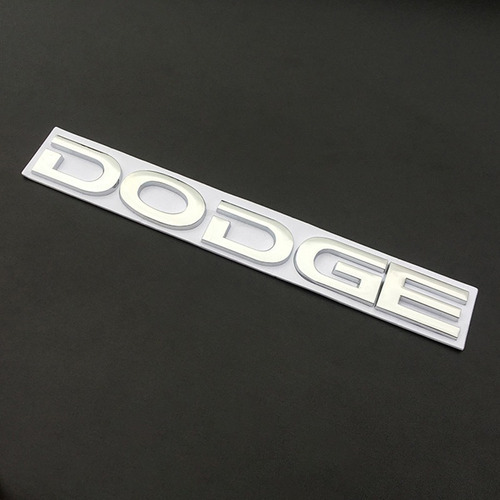 Logo Emblema Para Dodge 20x2.4cm Metlico  Foto 2
