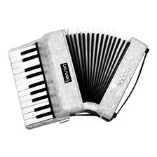 Acordeon Sanfona 8 Baixos Semi Profissional Benson Bac08 Wh