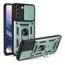 Funda Uso Rudo Con Anillo Samsung Galaxy + Mica De Pantalla