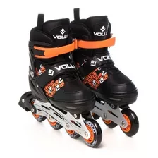 Patins Roller Ajustável Preto Tamanho 39 Ao 42 Frete Grátis!