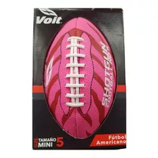 Balon Futbol Americano Rosa Rojo Voit Football Tamaño 5 Mini