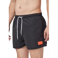 Shorts De Baño Hombre Liso Langosta 1