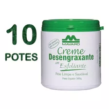 Kit 10 Creme Desengraxante Com Esfoliante 500gr