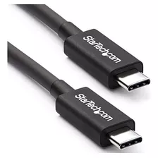 **** 40gbps Thunderbolt 3 Cable - 1,6 Pies - 0,5 M - Negro -