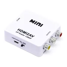 Convertidor Adaptador De Hdmi A Rca Video Version 1080p