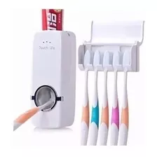 Dispensador Automatico Para Pasta Dental Con Porta Cepillos 