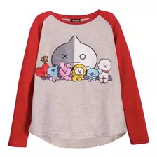 Polera Bt21 Manga Larga, Talla 14