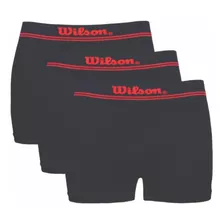 Kit Com 3 Cuecas Adulto Boxer Sem Costura Wilson