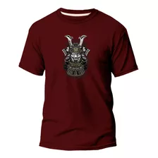  Camiseta Basica Algodão Premium Estampada Japonês Samurai