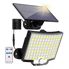 Luz Solar Con Sensor Inteligente De Movimiento,106led, Ip65,
