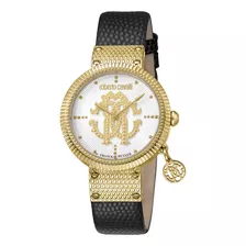 Roberto Cavalli Reloj De Cuarzo Suizo Dorado Para Mujer Con 