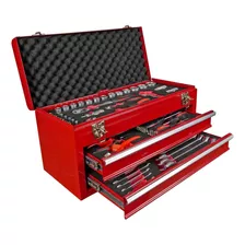 Gabinete , Caja De Herramientas Metalica 92 Pcs Color Rojo