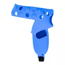 Grip Silicone Para Controle Proteção Azul