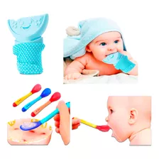 Kit Para Bebês Meninos Colherzinha Sensível E Luva Mordedor