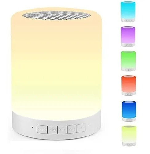 Lámpara Speaker Parlante Touch Bluetooth Con Luz