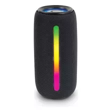 Misik - Bocina Bluetooth Flame Portatil - Tws - Aux, Sd Y Fm Color Negro