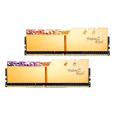 Memoria Ddr4 Gskill 16gb 2x8gb 3600mhz Trident Z Royal Gold