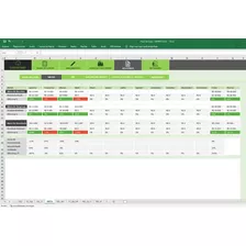 Fluxo Caixa Diário Excel Receitas Despesas Realizado X Metas