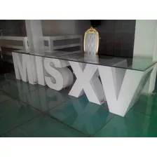 Alquiler De Mesa Personalizadas Con Letras 3d - Misxv