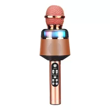Kit Micrófono Inalámbrico Bluetooth Karaoke Led Ultravoice