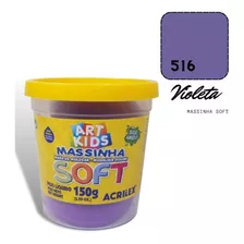 Massinha De Modelar Acrilex Soft 150g Violeta