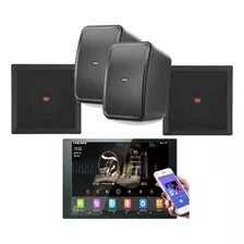 Kit Som Ambiente Jbl / Frahm Amplificador 8 Touch Android