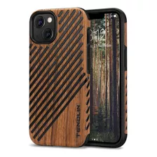 Tendlin Compatible Con iPhone 13 Mini Case Grano De Madera C