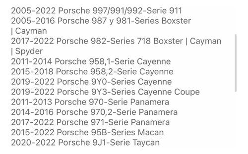 Luz Led Pantente Porsche 911 Cayenne ,macan ,panamera ,bxer Foto 4
