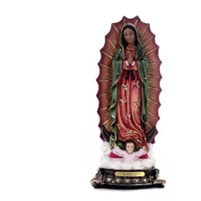 Imagem Nossa Senhora De Guadalupe Di Angelo 20 Cm Resina