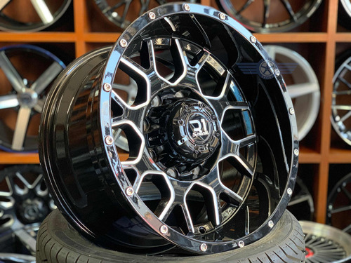 4 Rines 17x9 Off Road 8-165 Dodge Ram Hummer Chevrolet Foto 4