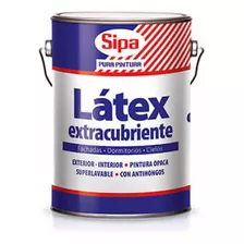 Latex Extracubriente Con Antihongos Sipa Galon Blanco Acabado Mate