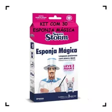 Kit 30 Esponja Mágica - Tira Manchas Parede Veiculo Tenis