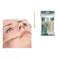 Espátula Depilação Facial Sobrancelhas Mini Palito 200 Und.