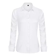 Blusa Oxford Corte Princesa Para Empresas Mujer