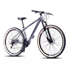 Mountain Bike Rower Aro 29 Xlite Aro 29 17 21v Freios De Disco Mecânico Câmbios Index 3v Y Index 7v Cor Grafite