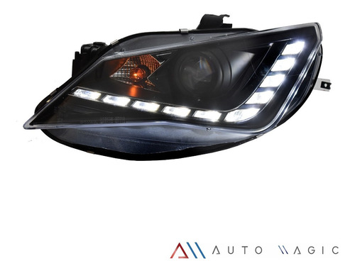 Faros Ibiza 2013-2016 Con Lupa Y Leds (precio X Par) Foto 6