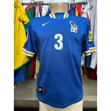 Camisa Italia Euro 1996 Maldini 3 Oficial