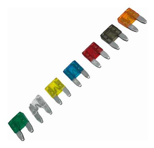 Set 7 Mini Fusibles 12v 10mm 5a 7.5a 10a 15a 20a 25a 30a Foto 4