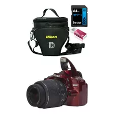 Nikon D3200 + 18-55mm + 64gb + Bolsa Só 3.900 Cliques